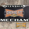 Mecham Pontiac Glendale License Plate Frame Tribute Macho Trans Am Performance Dealer