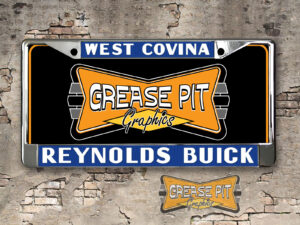 Reynolds Buick West Covina Dealer License Plate Frame