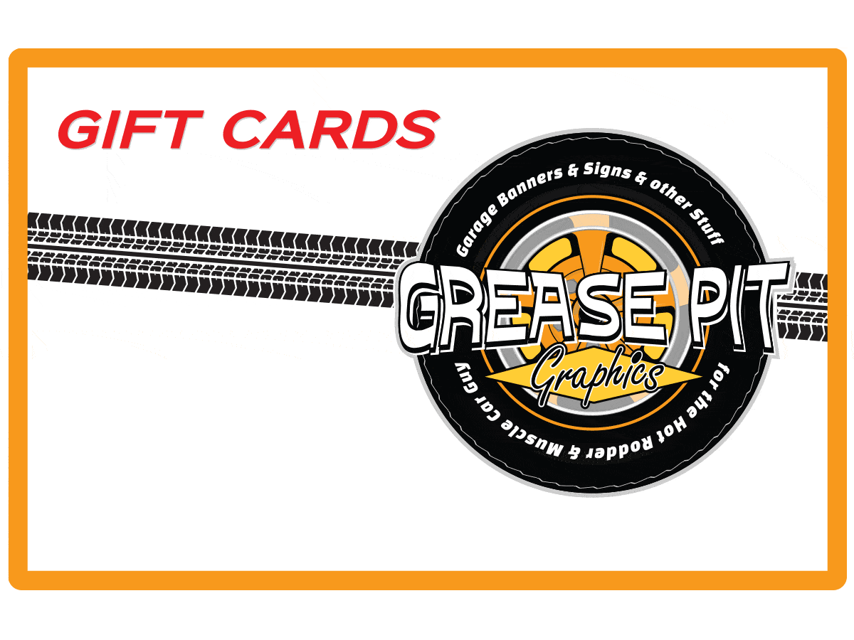 Grease Pit Graphics Gift Card Category