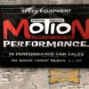 Baldwin Motion Performance Super Car Club 4'x6' Garage Shop Banner Black