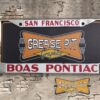 Boas Pontiac San Francisco License Plate Frame Re-creation