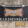 C & H Chevrolet Santa Barbara License Plate Frame Tribute