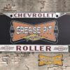Roller Chevrolet Monterey License Plate Frame Re-creation
