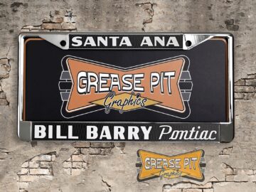 Bill Barry Pontiac Santa Ana License Plate Frame Tribute