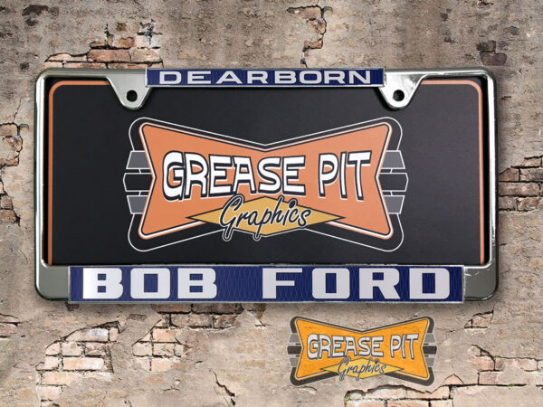 Bob Ford Dearborn License Plate Frame Tribute