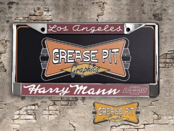 Harry Mann Chevrolet License Plate Frame Tribute Performance Dealer Los Angeles