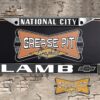 Lamb Chevrolet National City License Plate Frame Tribute
