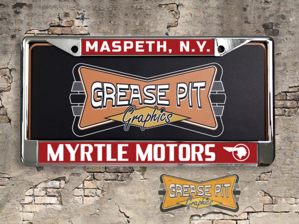 Myrtle Motors Maspeth License Plate Frame Tribute - Pontiac Performance Dealer