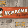 Hollywood Knights Newbomb's Pie Wagon 1'x3' Garage Shop Banner
