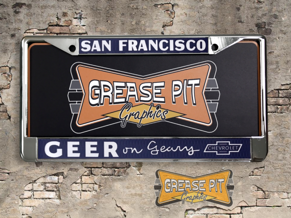 Geer on Geary Chevrolet San Francisco License Plate Frame Tribute