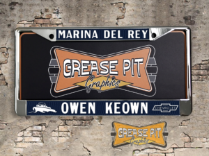 Owen Keown Chevrolet Marina Del Rey License Plate Frame Tribute
