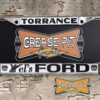Vels Ford Torrance License Plate Frame Tribute