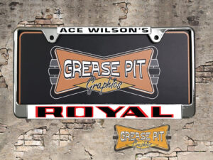 Ace Wilsons Royal Pontiac License Plate Frame Tribute Performance Dealer