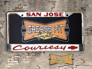 Courtesy Chevrolet San Jose License Plate Frame Tribute