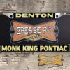 Monk King Pontiac License Plate Frame Tribute- Pontiac Performance Dealer