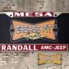 Randall AMC & Jeep Mesa License Plate Frame Reproduction