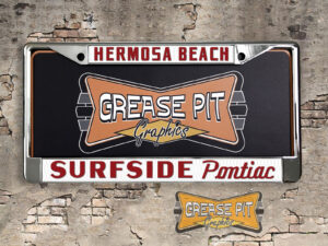 Surfside Pontiac Hermosa Beach License Plate Frame Tribute