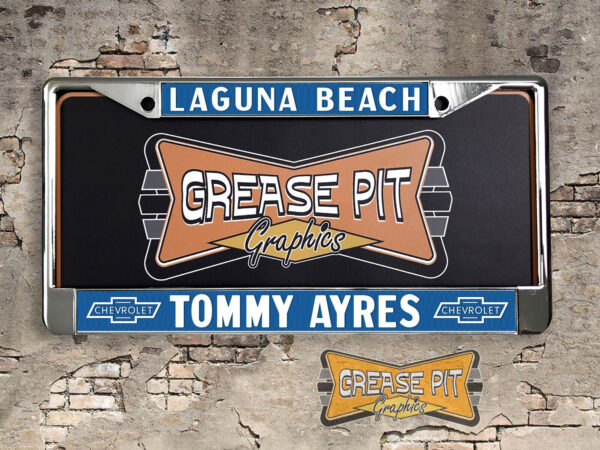 Tommy Ayres Chevrolet Laguna Beach License Plate Frame Tribute