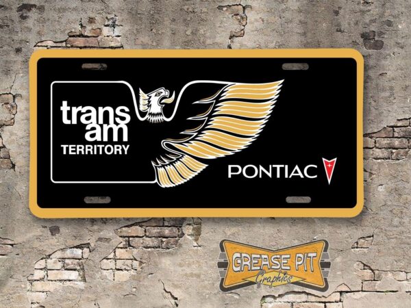 Pontiac Trans Am Territory Booster License Plate