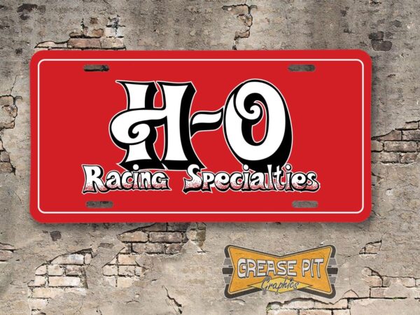 HO Racing Specialties Pontiac Performance Booster License Plate