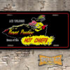 Ace Wilson's Royal Pontiac Home of the Hot Chiefs Booster Aluminum License Plate Insert Black