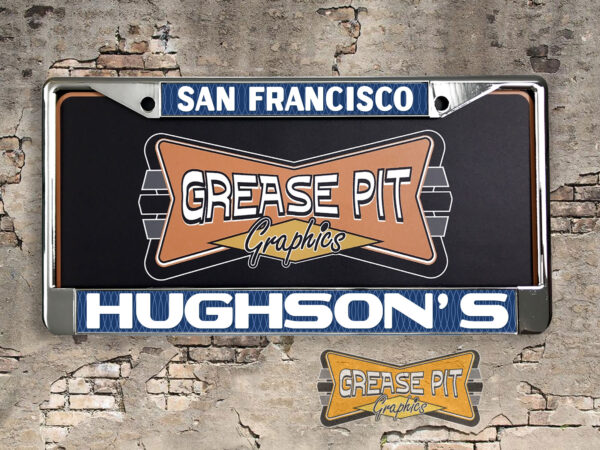 Hughsons Ford San Francisco License Plate Frame