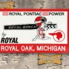 Royal Pontiac Power Royal Bobcat Valve Cover Sticker / Decal