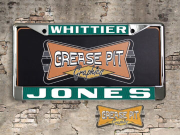 Jones Chevrolet Whittier License Plate Frame