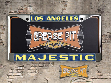 Majestic Pontiac Los Angeles License Plate Frame