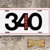 Plymouth Duster 340 Wedge Booster License Plate