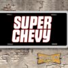 Super Chevy Magazine Booster License Plate