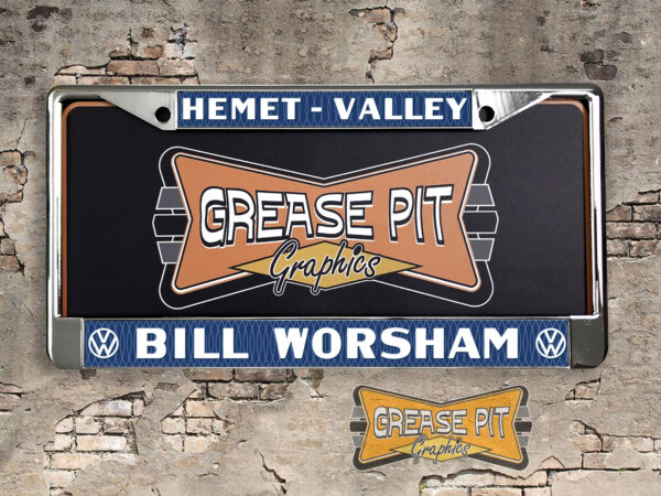 Bill Worsham Volkswagen VW Hemet-Valley License Plate Frame