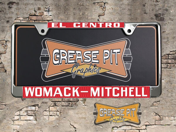 Womack -Mitchell Chevrolet El Centro CA License Plate Frame