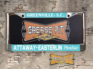 Attaway-Easterlin Pontiac Greenville License Plate Frame