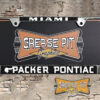 Packer Pontiac Miami License Plate Frame
