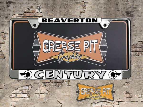 Century Pontiac Beaverton License Plate Frame