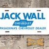 Jack Wall Chevrolet Pasadena Booster License Plate