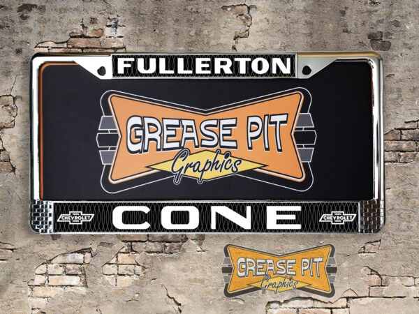 Cone Chevrolet Fullerton License Plate Frame