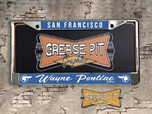 Wayne Pontiac License Plate Frame License Plate Frame San Francisco