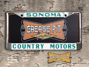 Country Motors Chevrolet Dealer License Plate Frame