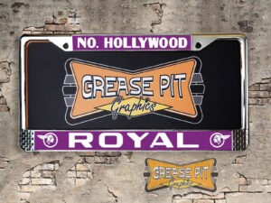 Royal Pontiac Dealer License Plate Frame North Hollywood