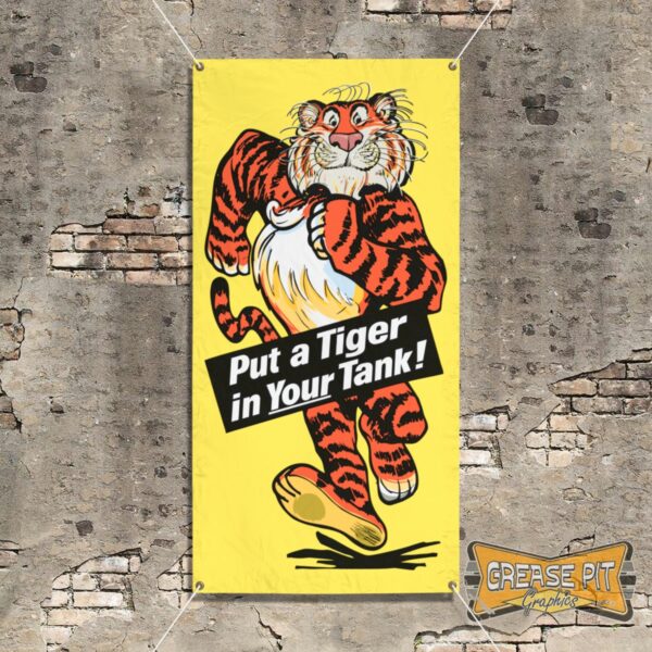 Esso Put a Tiger in Your Tank Garage Shop Banner