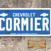Cormier Chevrolet Booster Aluminum License Plate Insert