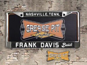 Frank Davis Buick Dealer License Plate Frame Nashville