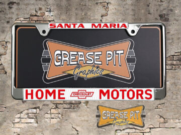 Home Motors Chevrolet Santa Maria License Plate Frame