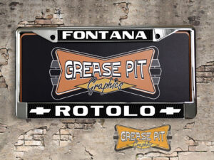 Rotolo Chevrolet License Plate Frame Fontana