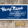 Harry Mann Chevrolet Booster License Plate Insert Crenshaw & Slauson Blue