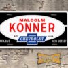 Malcolm Konner Chevrolet Booster License Plate Insert Paramus New Jersey
