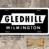 Fred Gledhill Chevrolet Booster License Plate Insert Wilmington Black