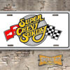 Super Chevy Sunday Booster Aluminum License Plate Insert